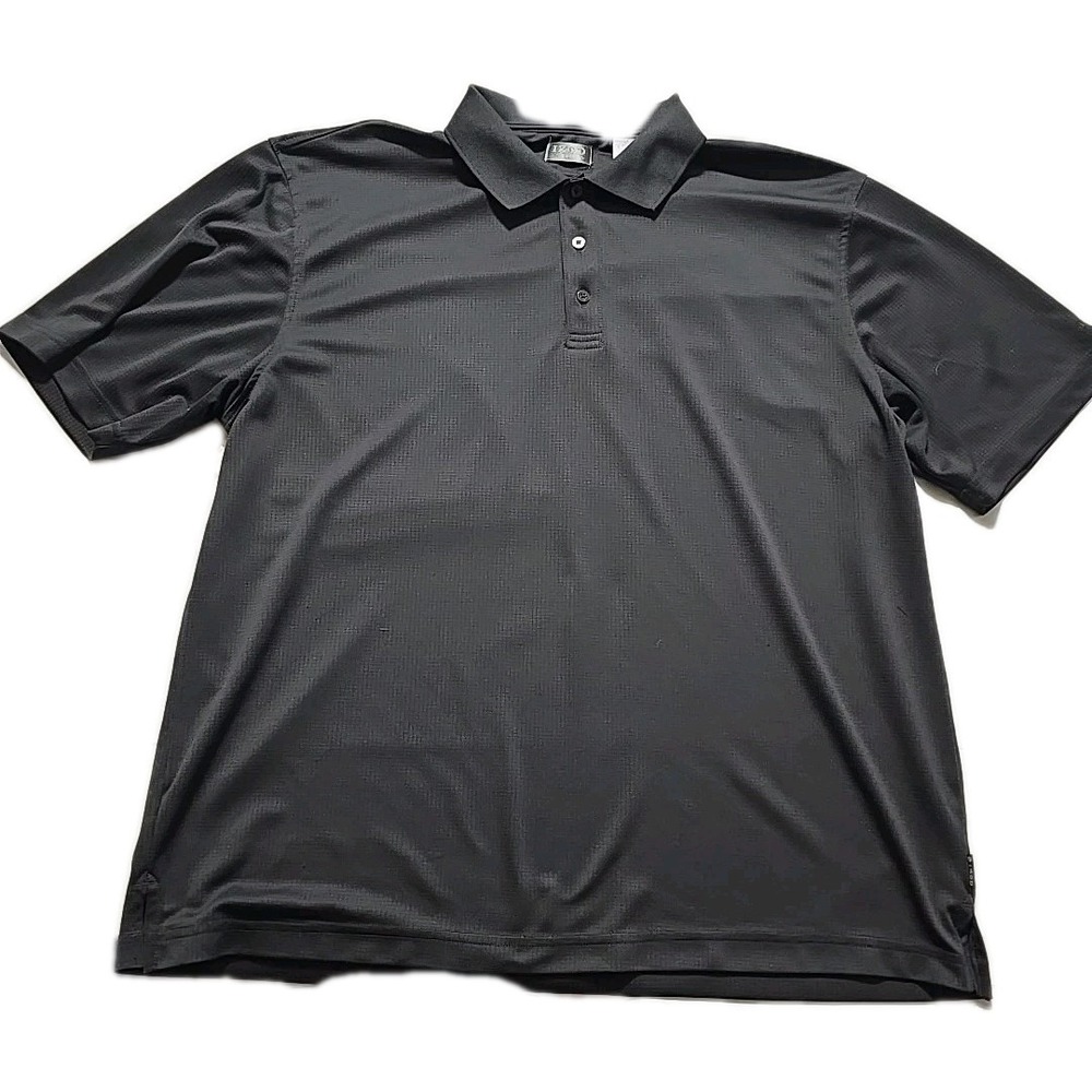 IZOD Golf Black Men's Polo Shirt XL Short Sleeve